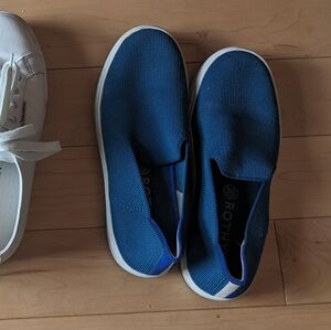 Rothy's The Original Slip On Sneaker | Teal Blue | Size 6.5